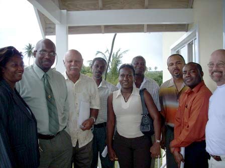 Anguillian Delegation in Nevis