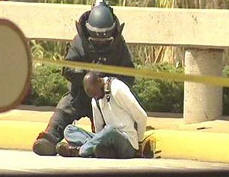 Bomb suspect at Orlando Int. Airport.
